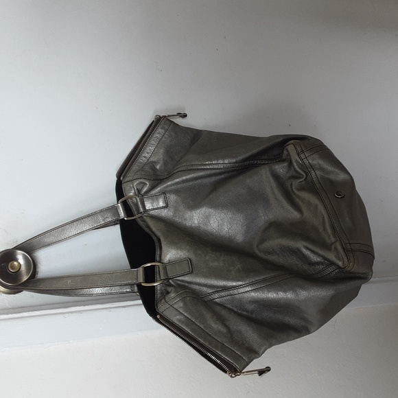 Ysl silver large rive gauche handbag - Picture 2 of 9